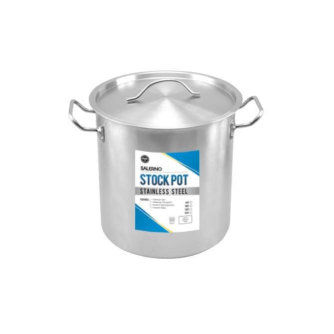 40 Qt Stainless Steel Stock Pot with Cover V59601