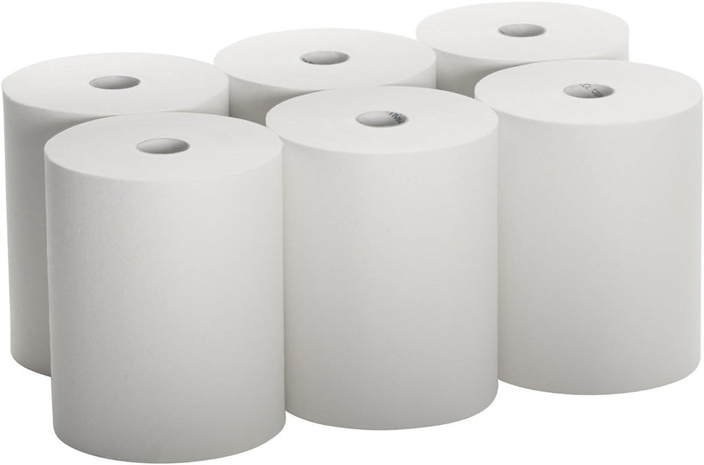 White Paper Towels 10" Roll 6 Rolls G416