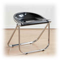 Black Acrylic Folding Chair P8090