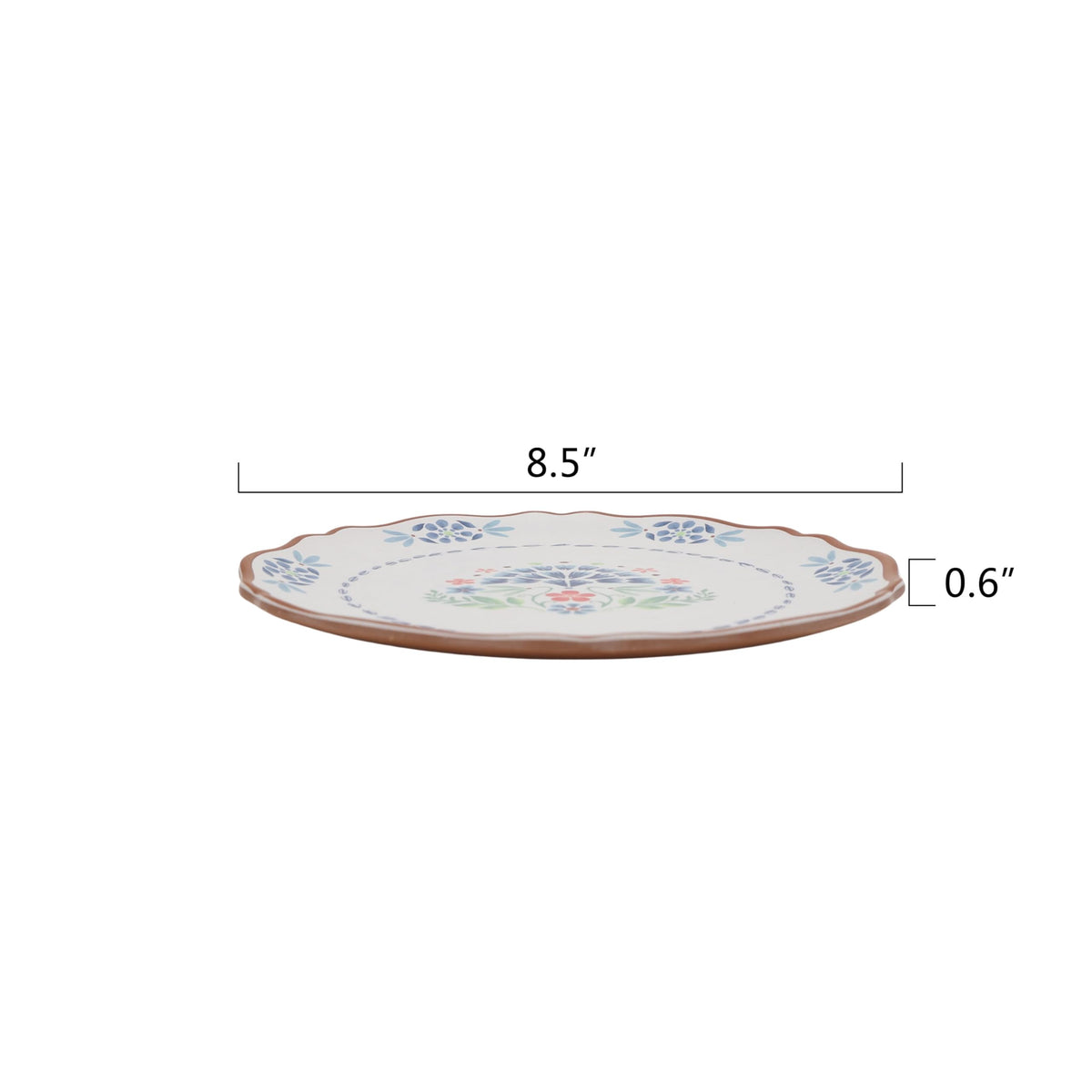 12-Piece Multicolor Bamboo Melamine Dinnerware Set Service For 4 X907