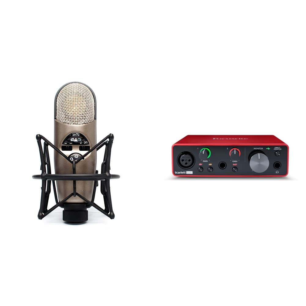 Large Diaphragm Condenser Microphone & USB Audio Interface C167