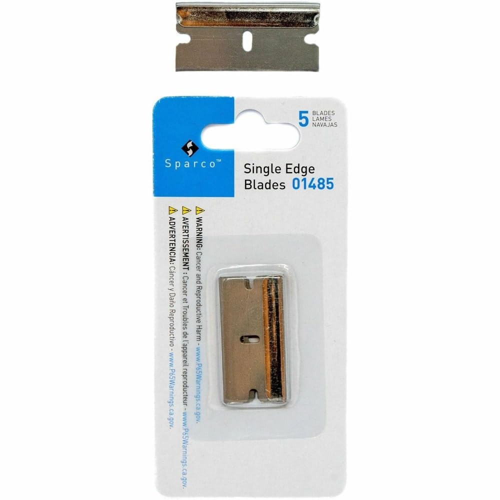 Tap-Action Razor Knife Refill Blades, 5 Pack, Stainless Steel Q1481
