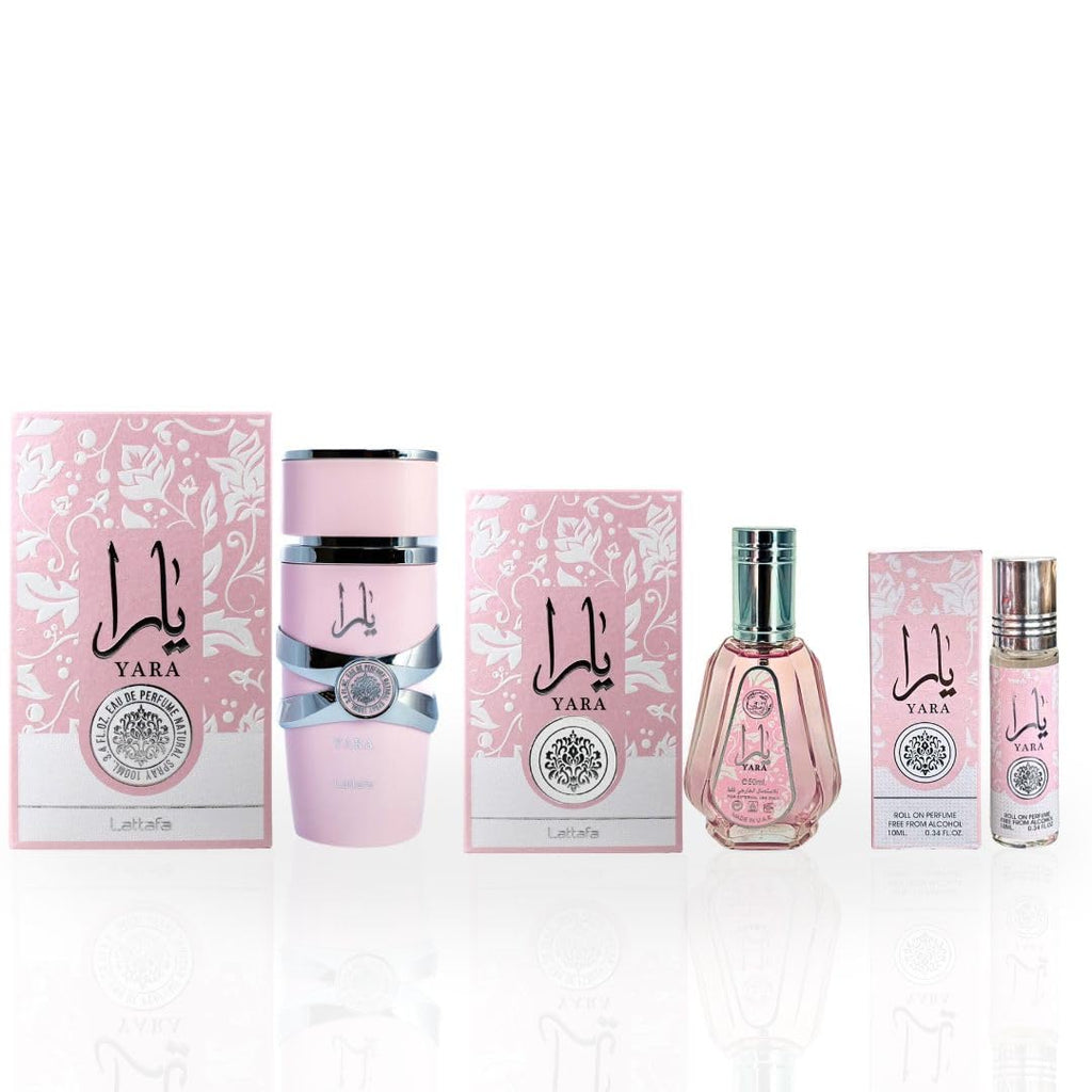3-piece Eau de Parfum Spray and Roll-On Perfume Oil Fragrance Bundle M698