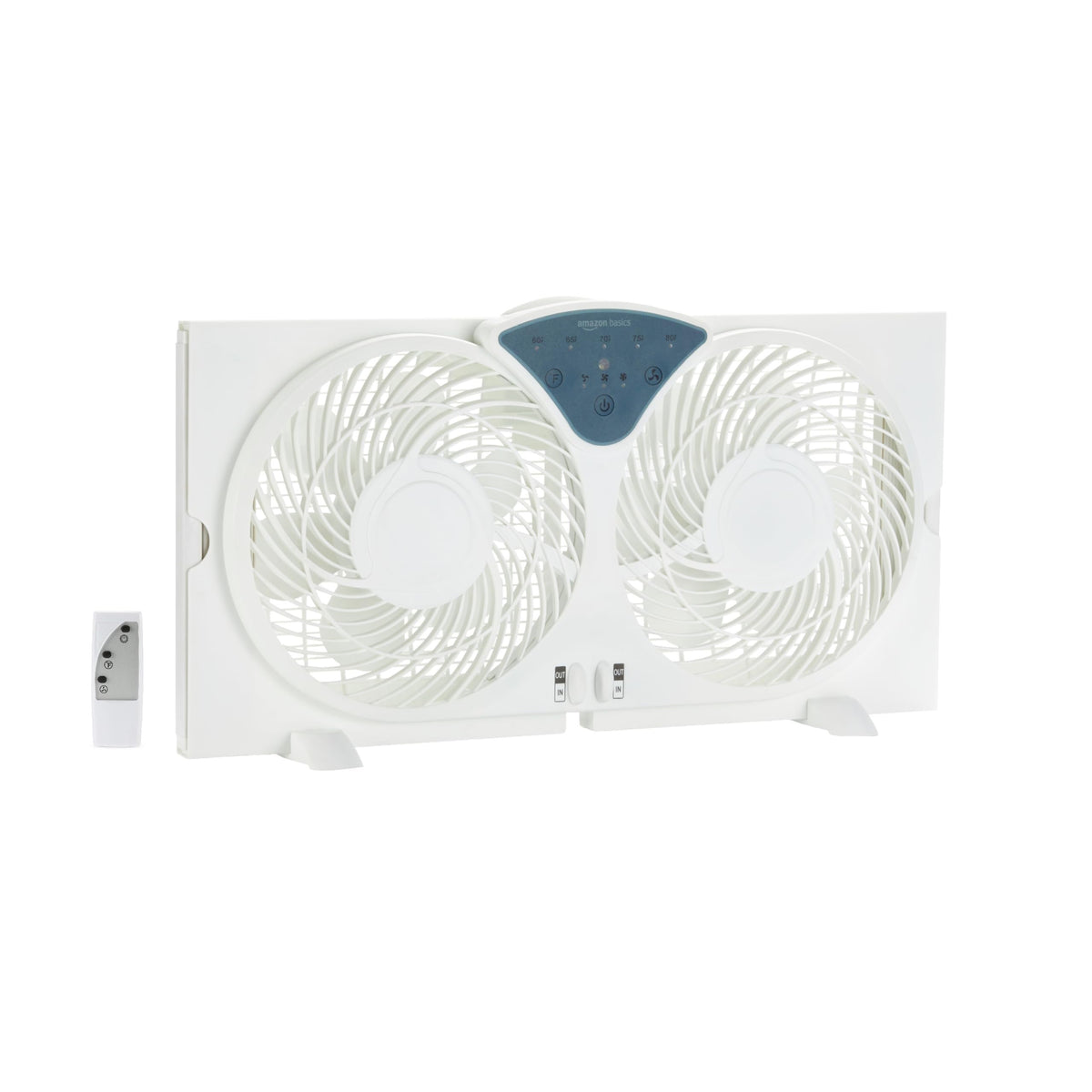Twin Window Fan with Reversible Airflow, 3 Speeds, White H33495