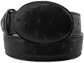 Black Leather Western Cowboy Belt F964