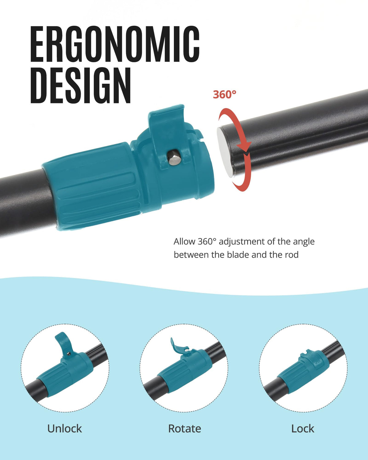 Adjustable SUP Paddle with Fiber Blade U365647