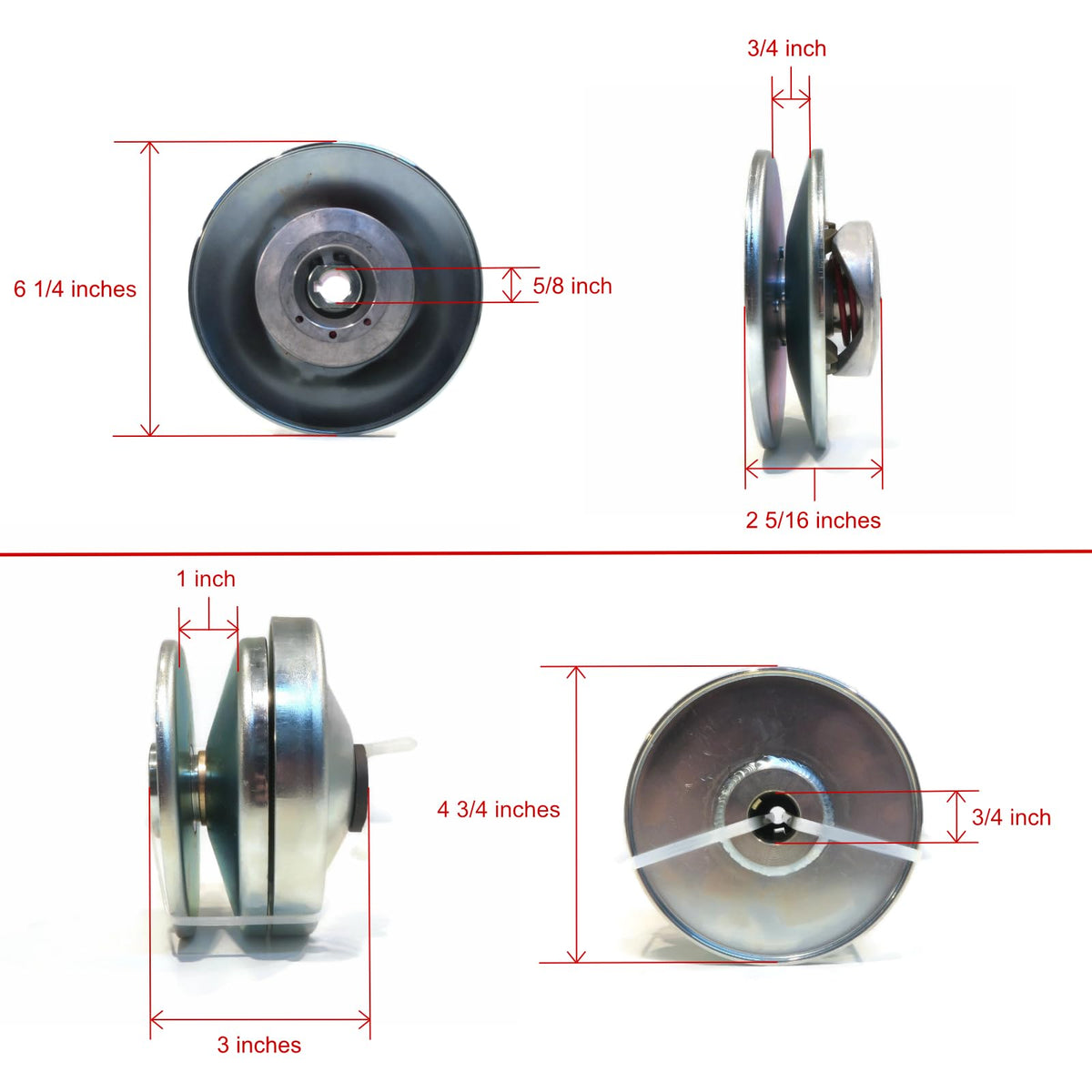 Go Kart Clutch Set 3/4" 10T 40/41 420 and 12T 35 Chain D819862