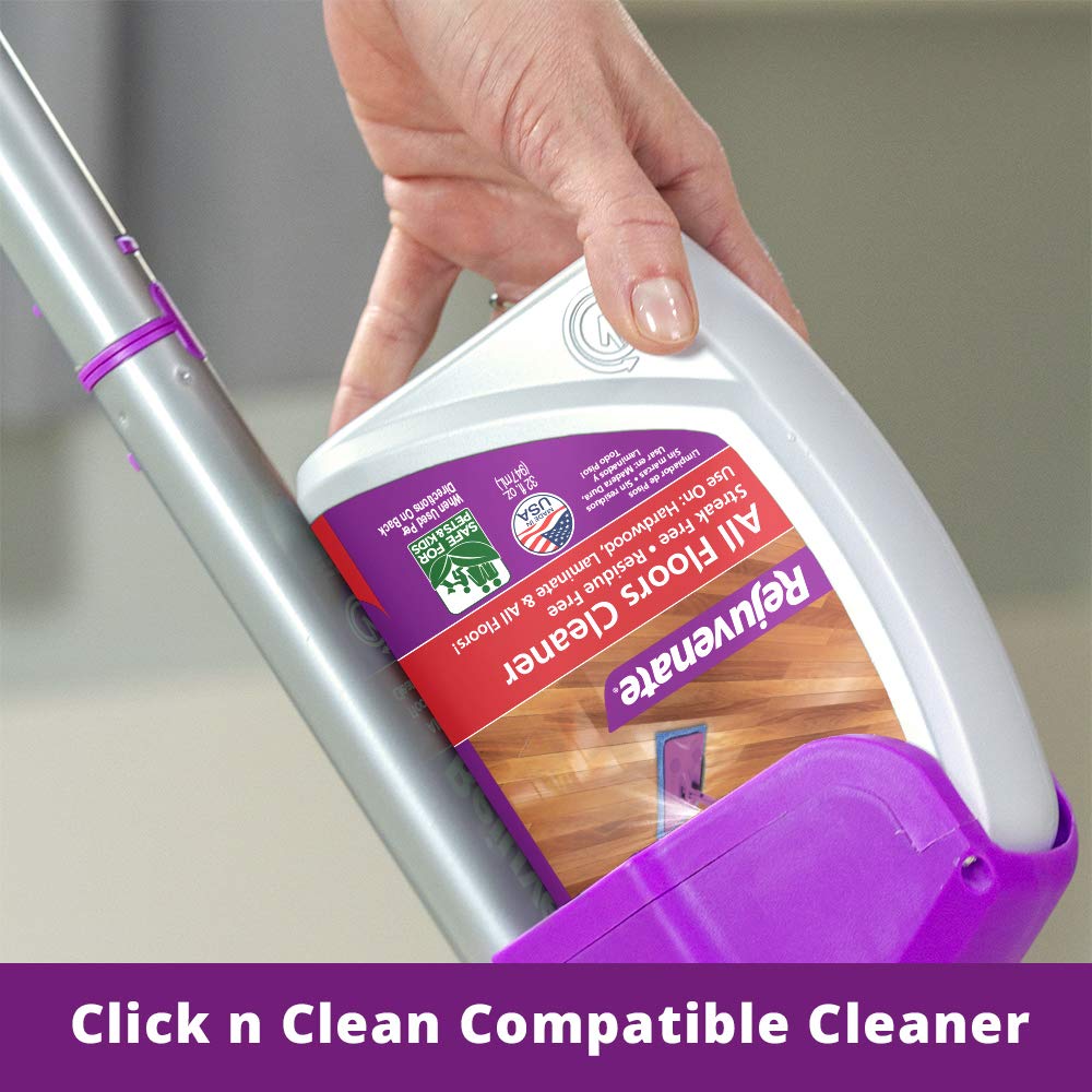 Wood Floor Restorer and Polish with High Gloss Finish 32oz and PH Balanced Floor Cleaner L515407