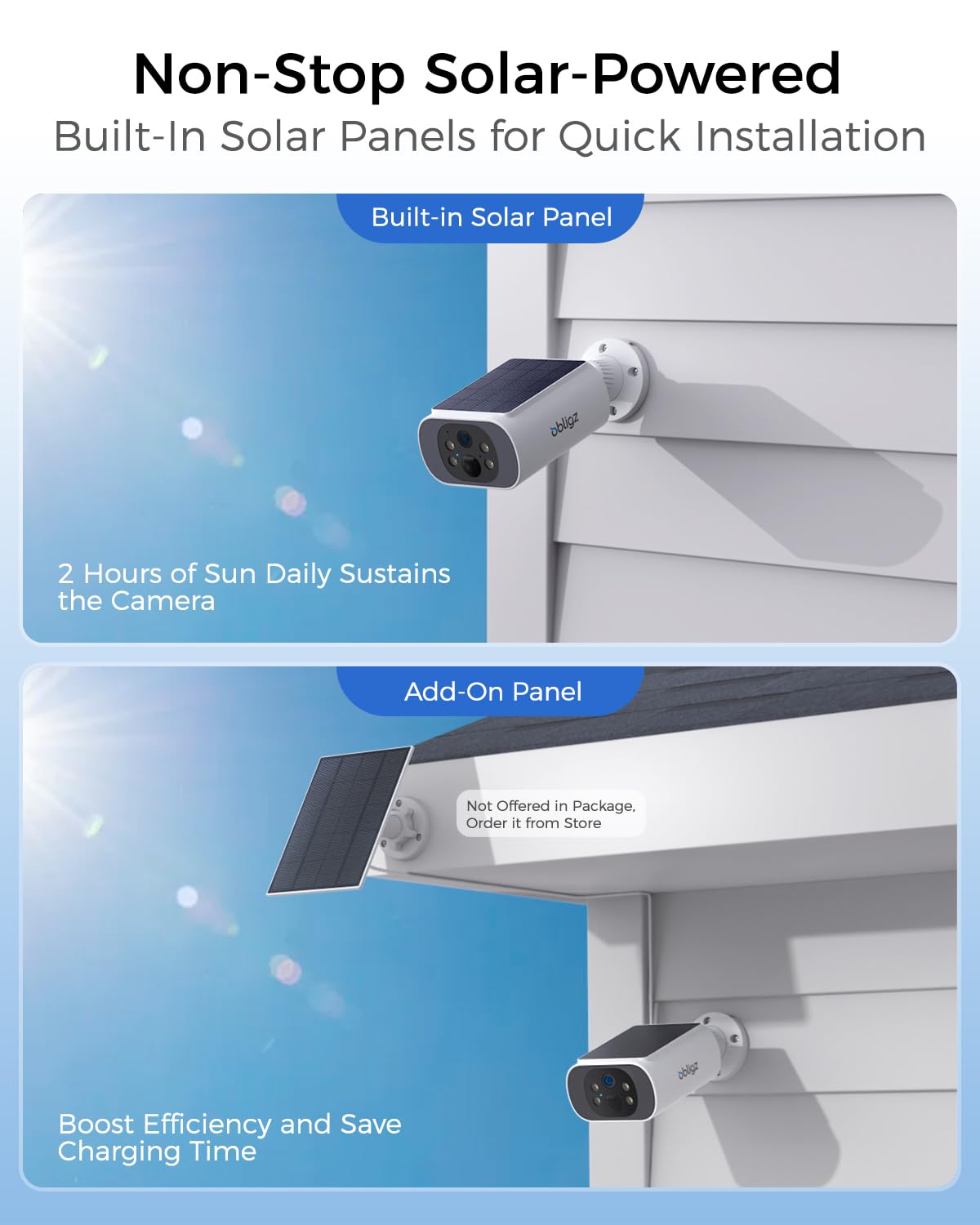 4MP Solar Security Cameras Wireless Outdoor K8026