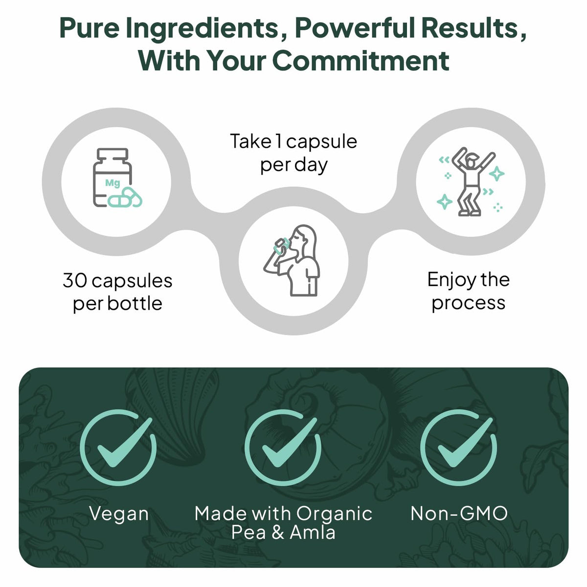 Plant-Based Iron Supplement, 30 Capsules G228