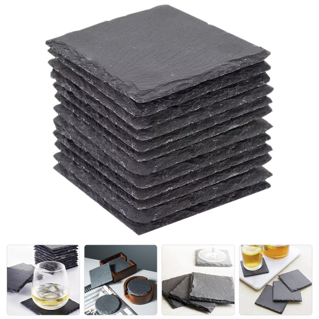 Natural Stone Decorative Cup Coaster Set J759780
