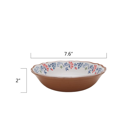 12-Piece Multicolor Bamboo Melamine Dinnerware Set Service For 4 X907