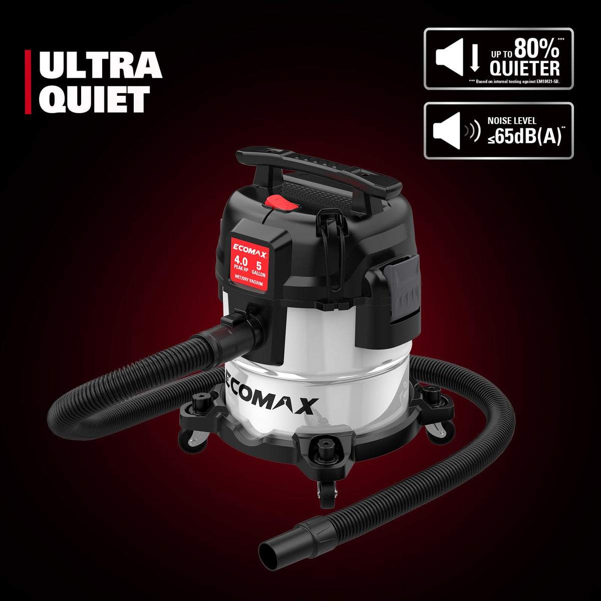 5 Gallon Stainless Steel Wet and Dry Shop Vacuum C149