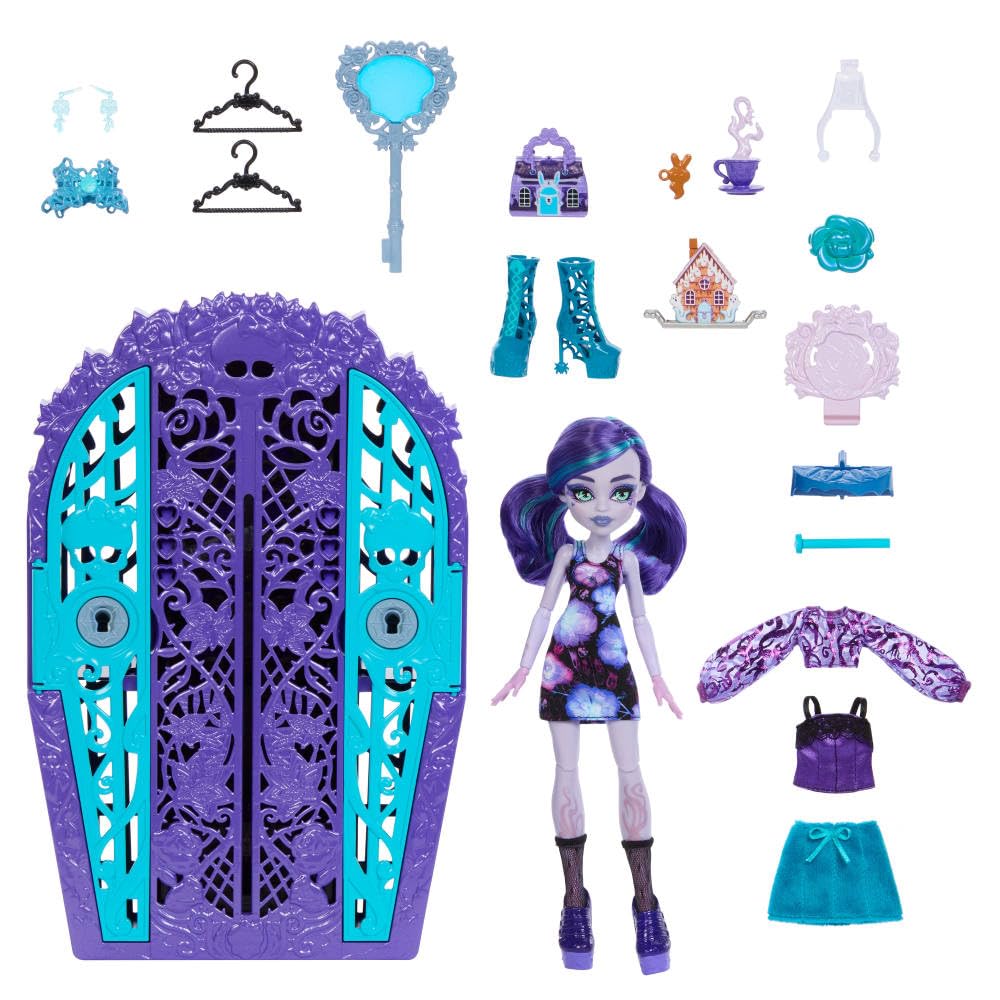 Doll & Accessories Set with Closet N5812