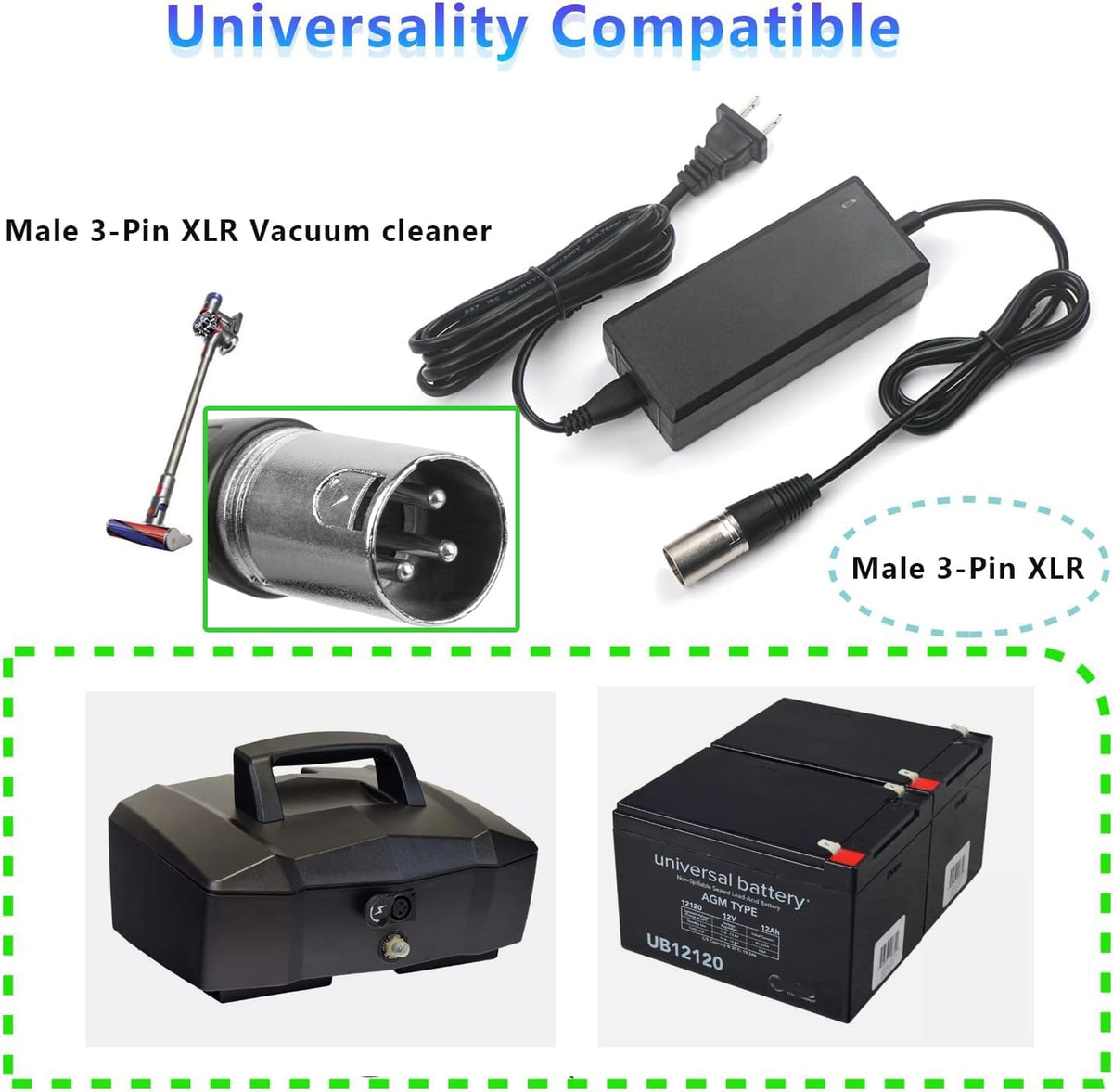 29.4V 2A 3 Pin XLR Charger B67561