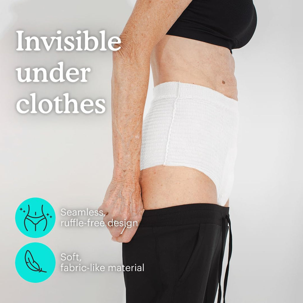 Adult Incontinence Underwear for Sensitive Skin, White Large, 56 Count V751