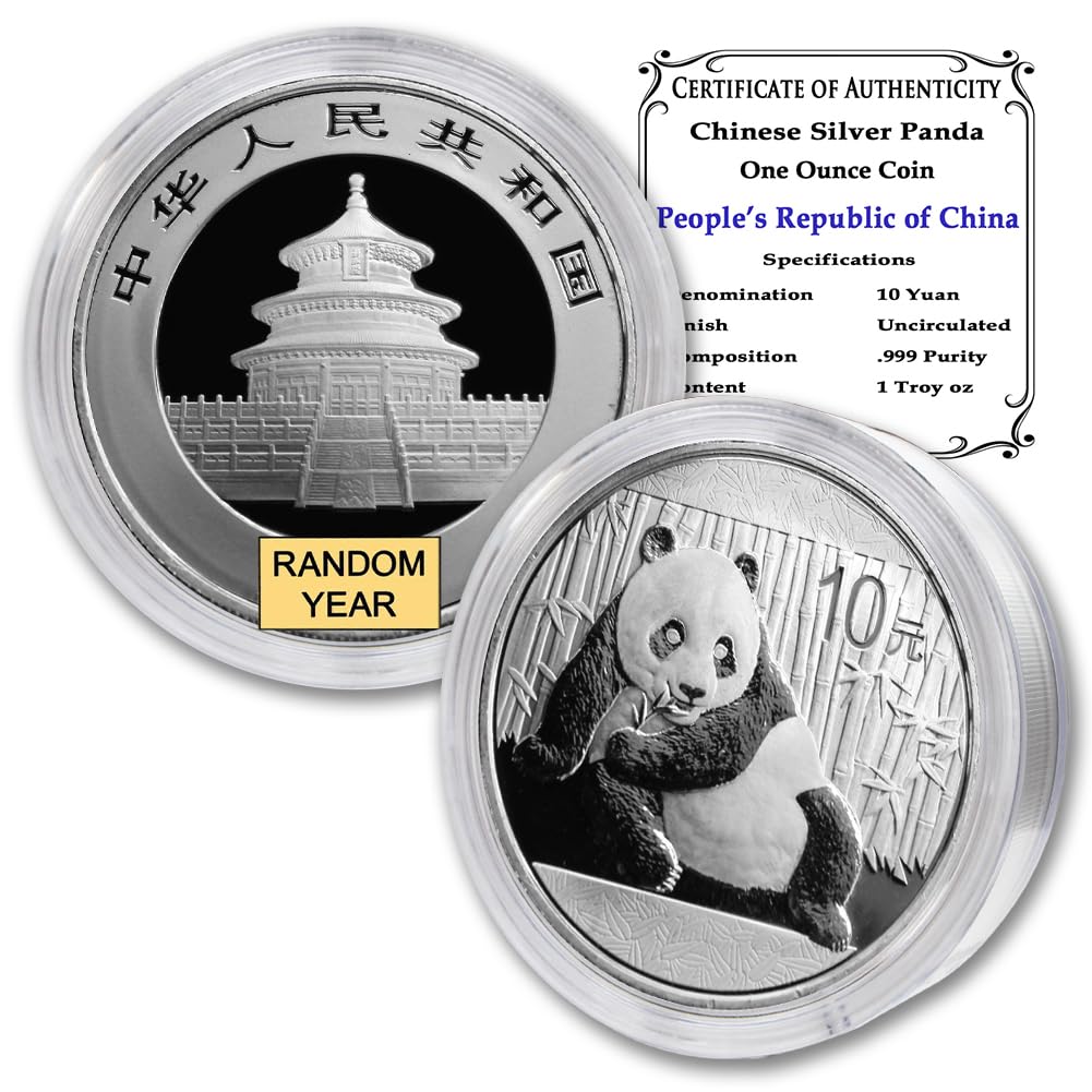 1 oz Chinese Silver Panda Coin B97487