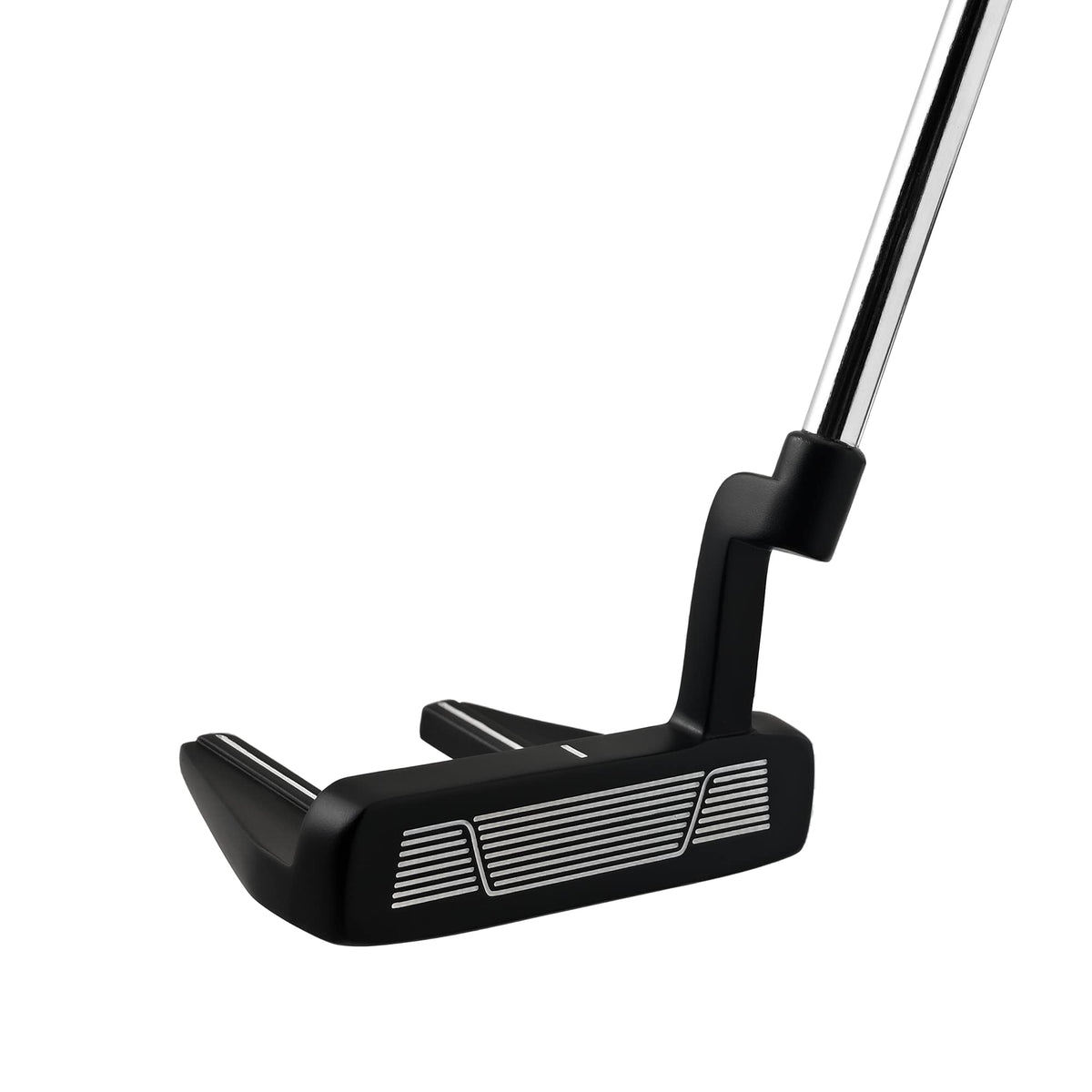 Right-Handed Matte Black Golf Putter with Aim Line & Grip K161