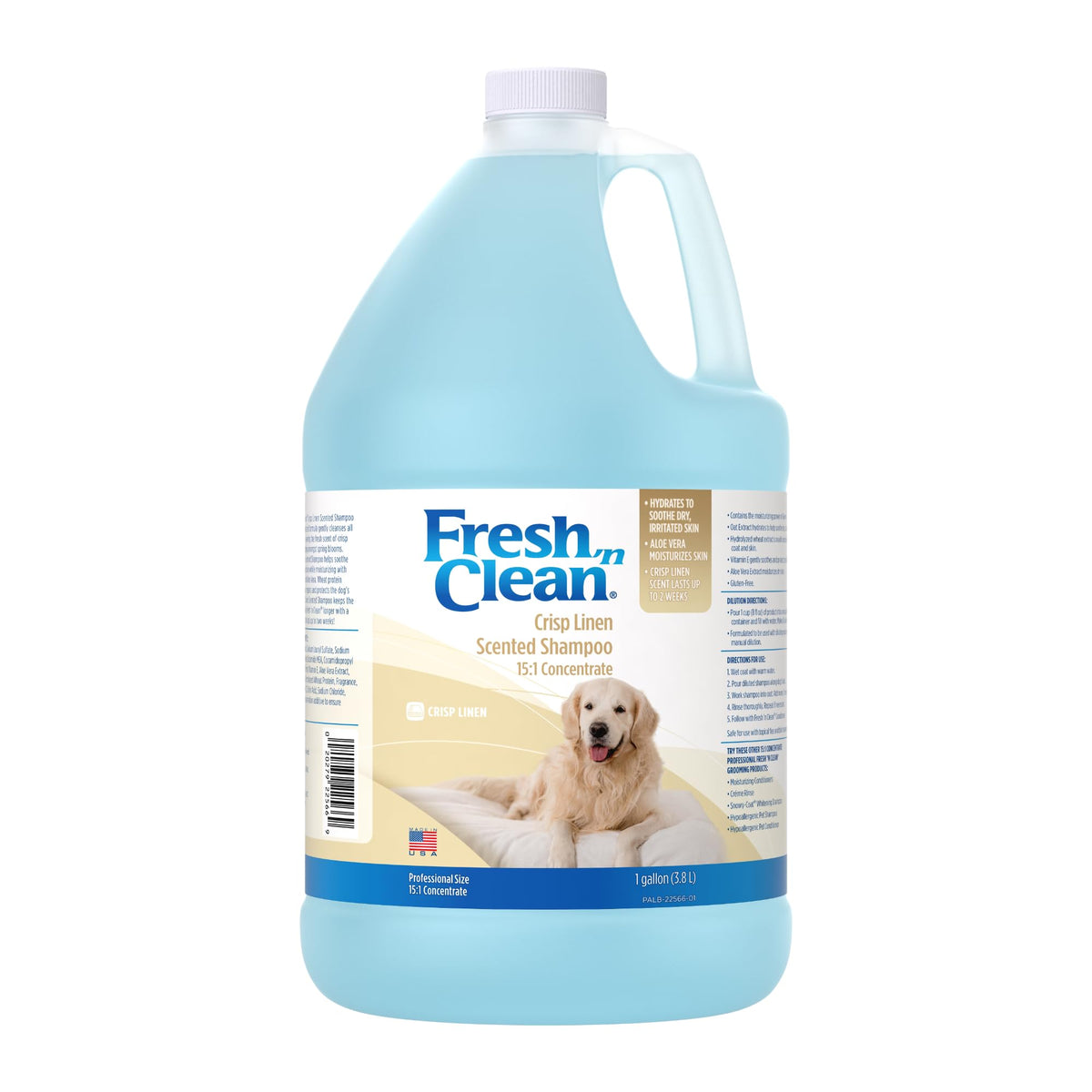 Linen Scented Shampoo 1 Gallon with Vitamin E & Aloe Vera I60812