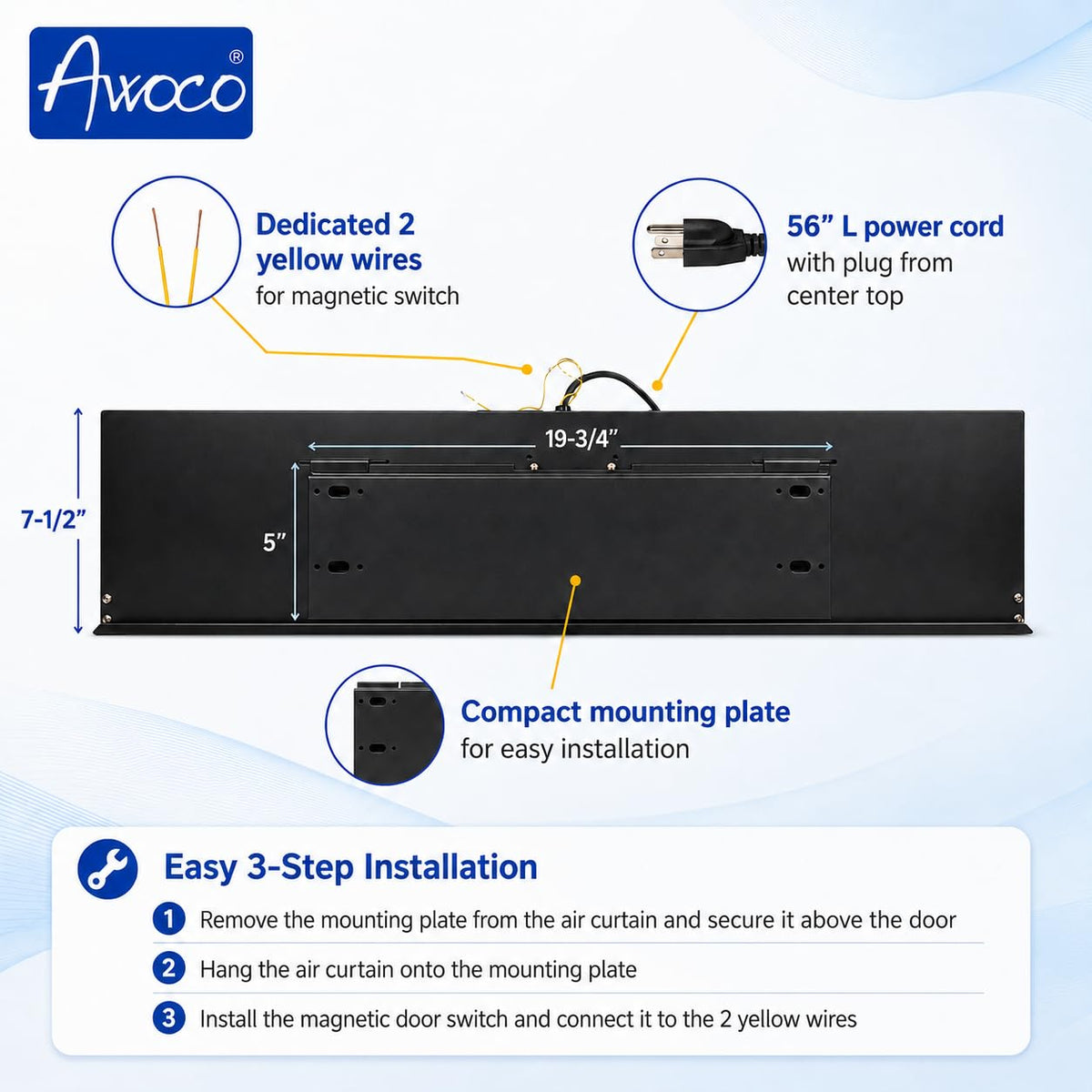 42'' Stainless Steel Air Curtain W8292