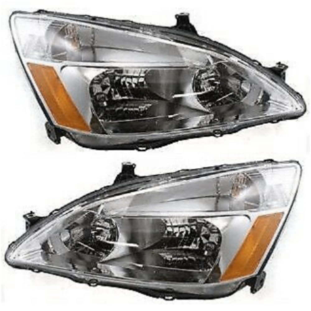 Headlight Set Left Right Clear Lens L671
