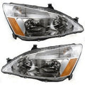 Headlight Set Left Right Clear Lens L671