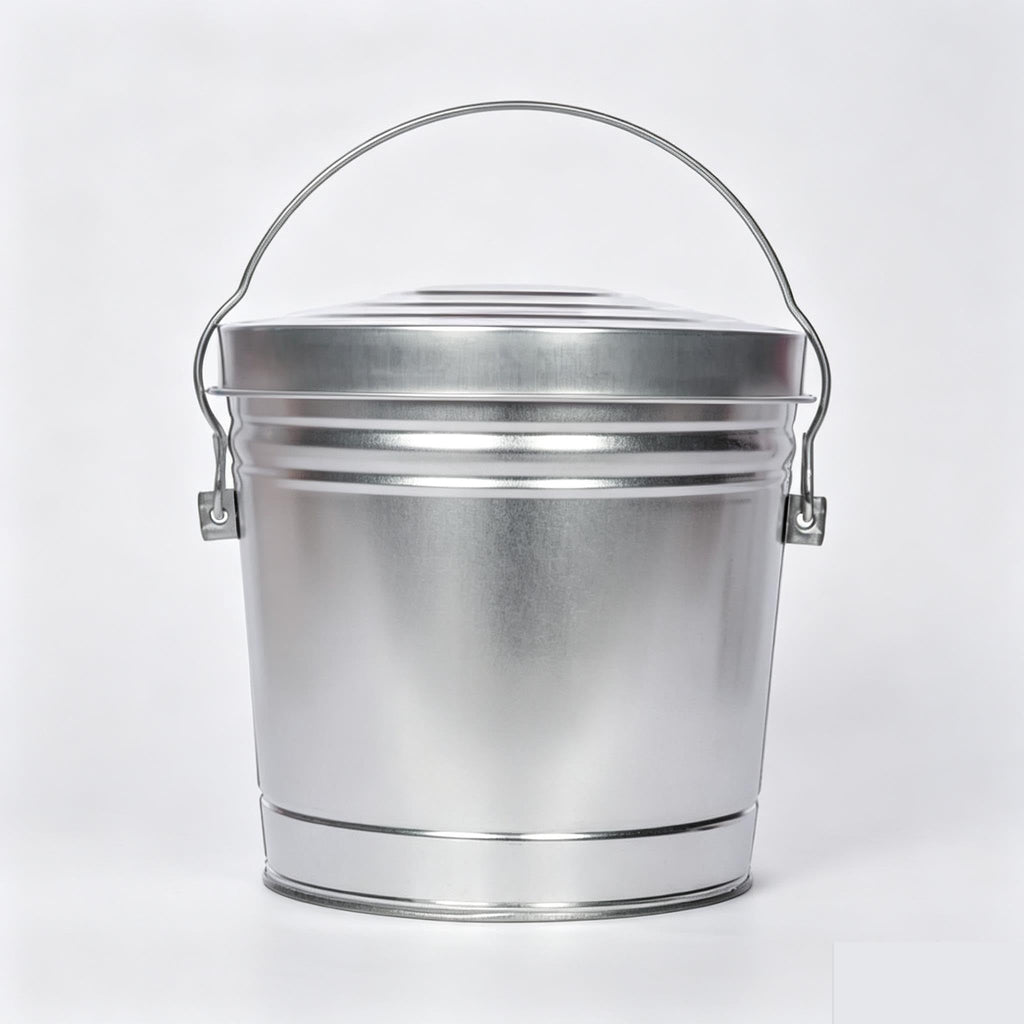 6-Gallon Galvanized Steel Storage Can O184