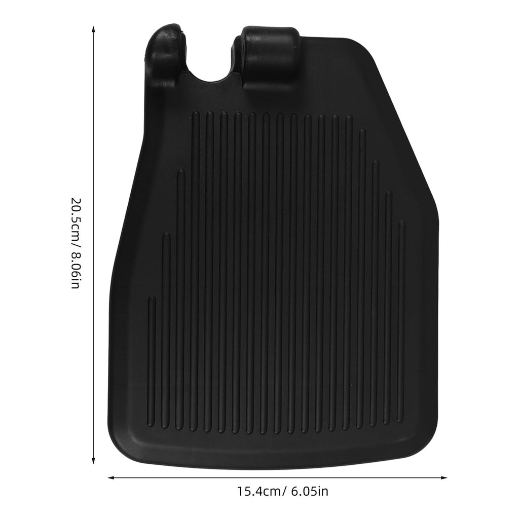 Black Plastic Wheelchair Footplates Replacement Pair J3693