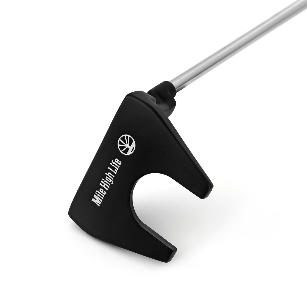 Right-Handed Matte Black Golf Putter with Aim Line & Grip K161