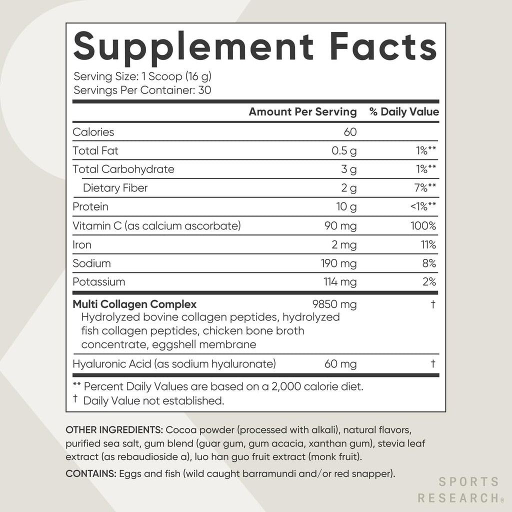 Chocolate Multi Collagen Protein Powder L6356