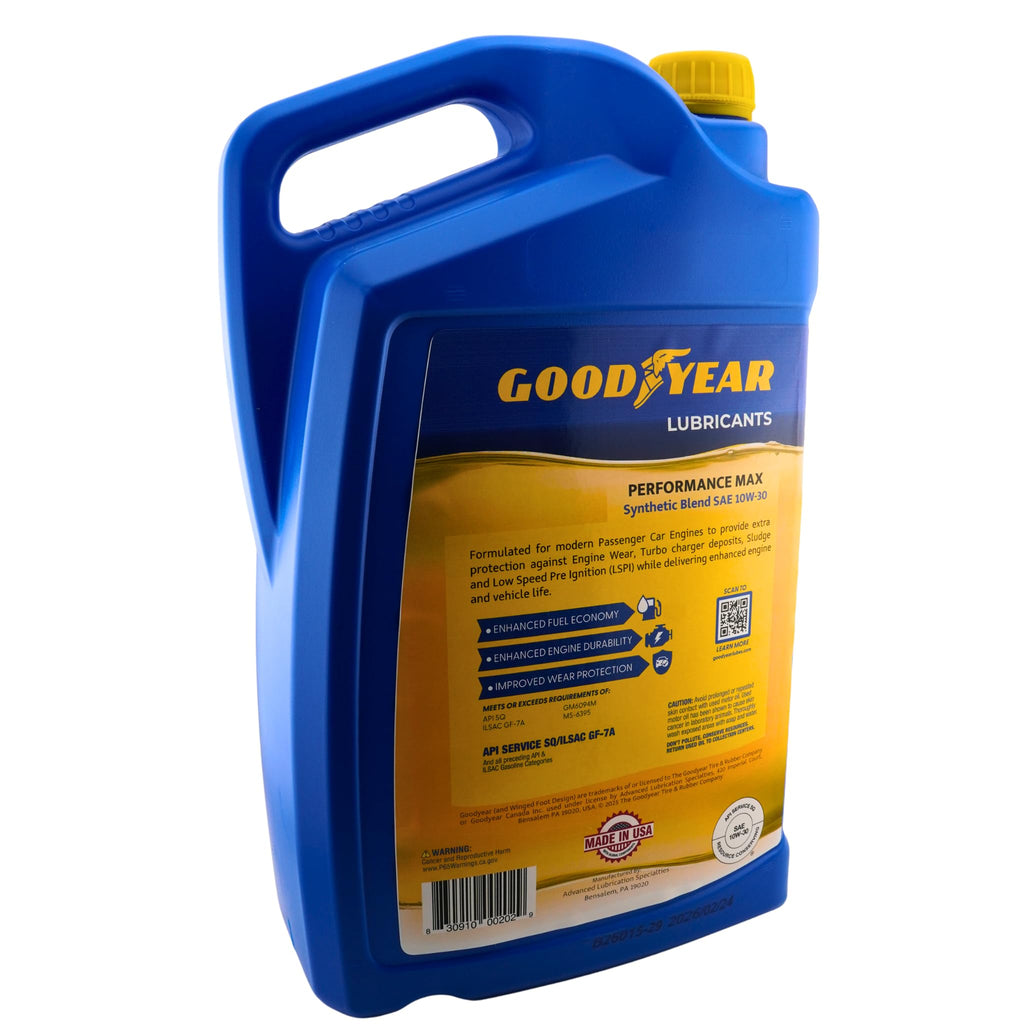 Synthetic Blend SAE 10W-30 Motor Oil 5 Quart M584331