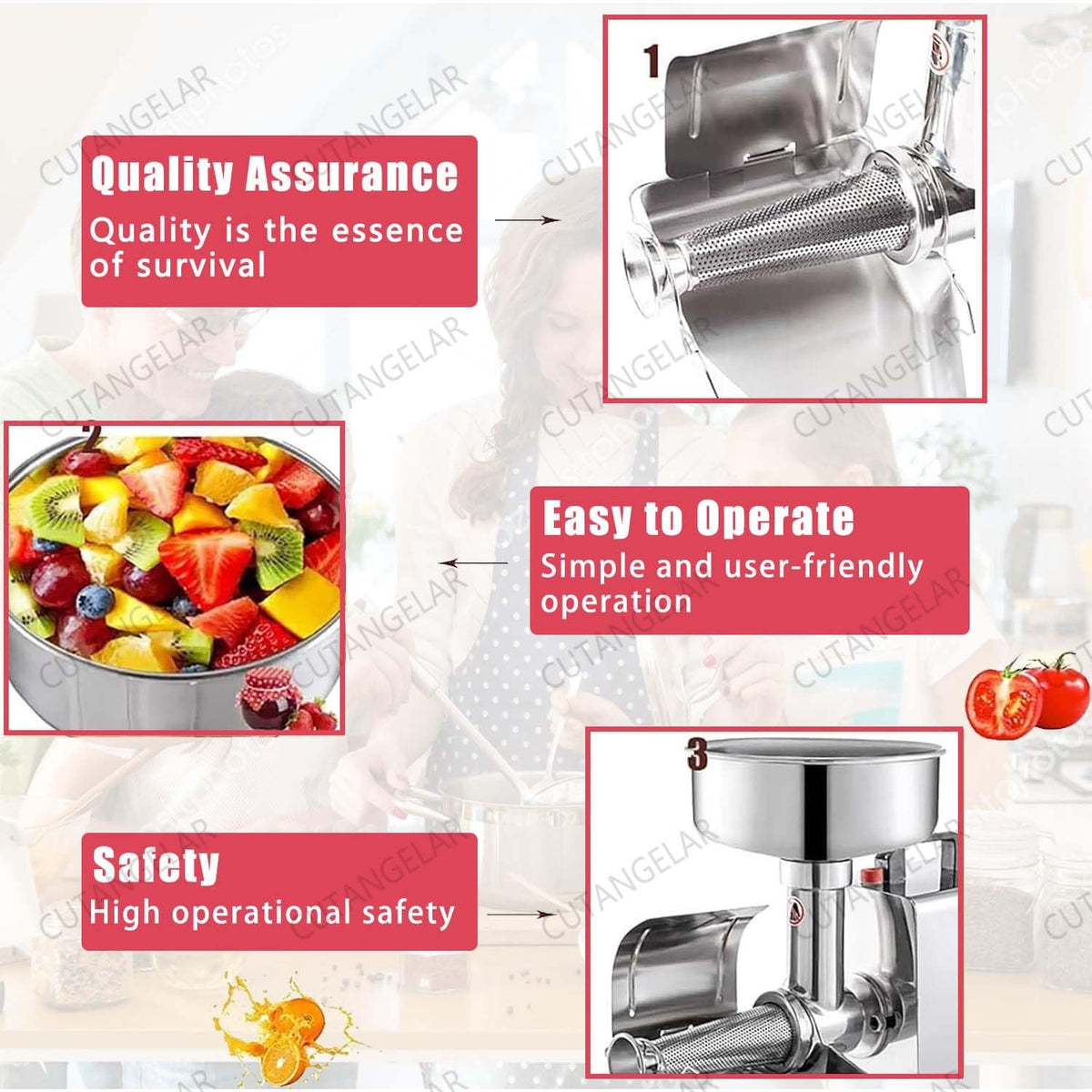 450W Food Grade Stainless Steel Ketchup Maker X906594