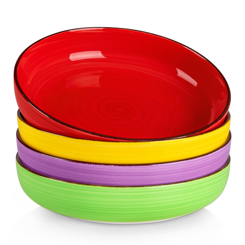 46 oz Ceramic Pasta Bowls Set of 4 M972754