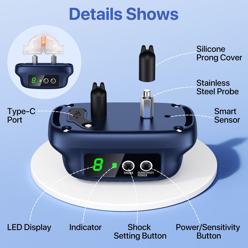 Automatic Waterproof Rechargeable Dog Bark Collar L213249