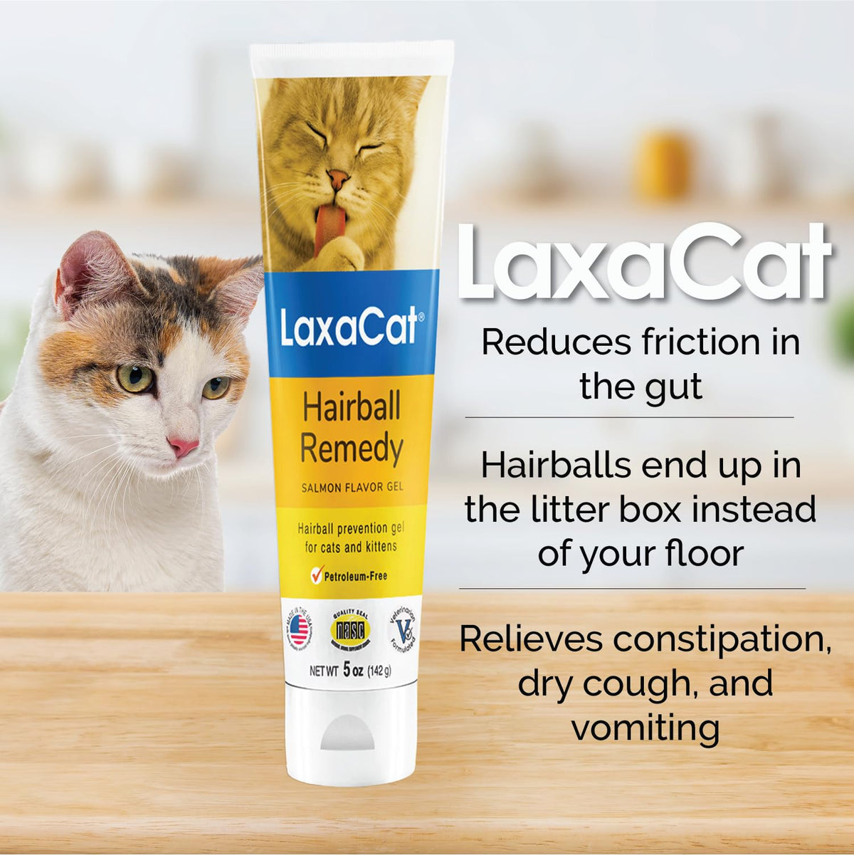 5 oz Petroleum Free Cat Hairball Gel J8317