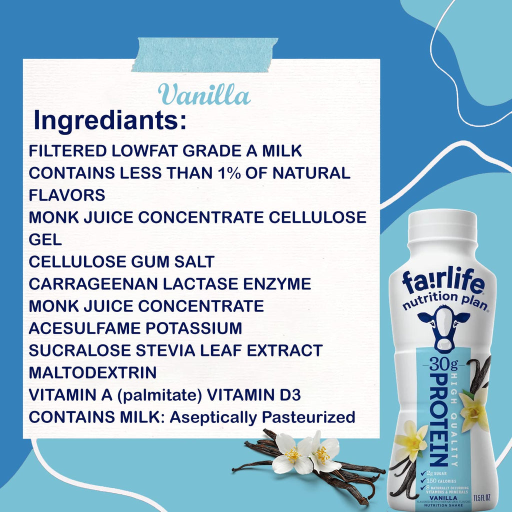 Vanilla Protein Shakes Pack of 12 Y131271