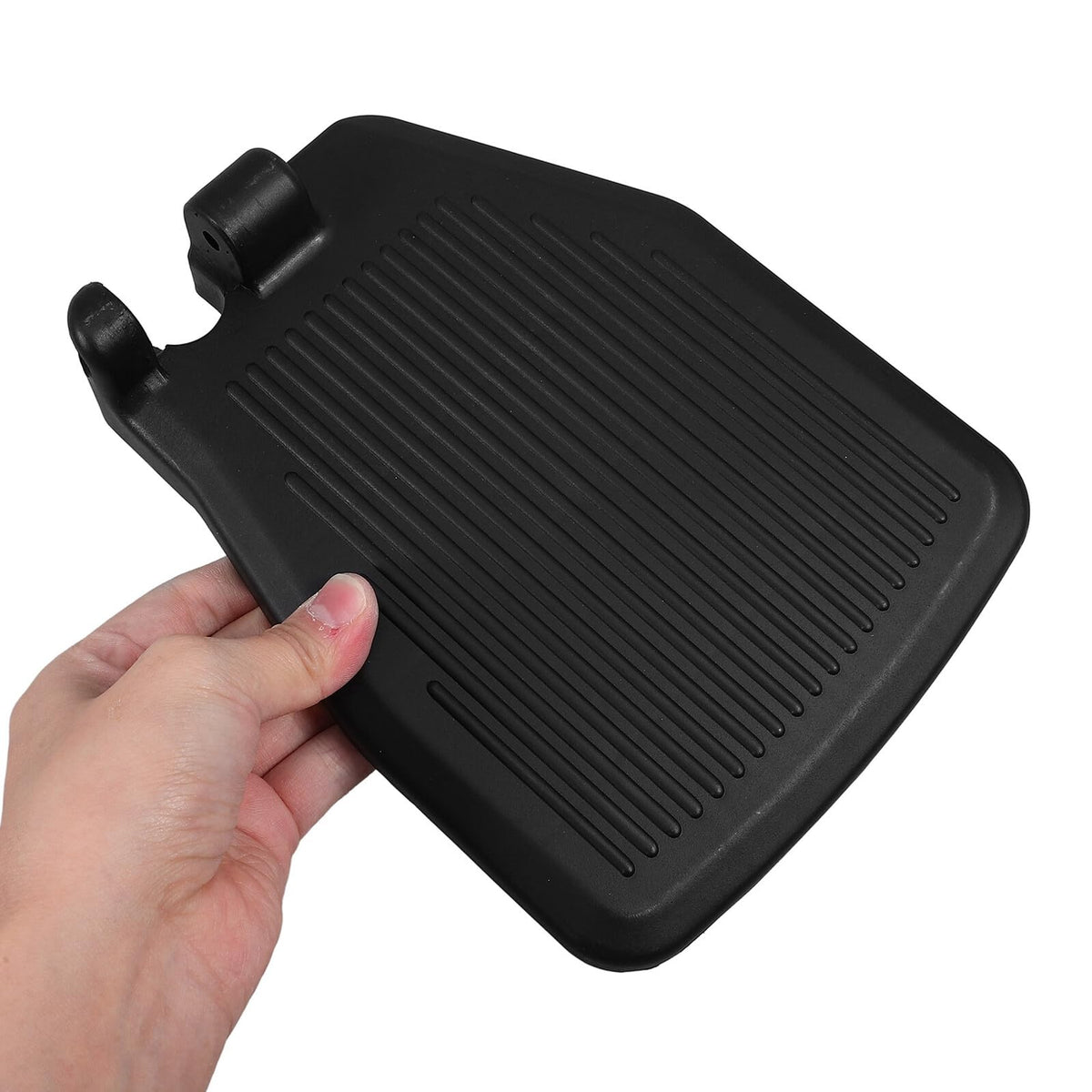 Black Plastic Wheelchair Footplates Replacement Pair J3693