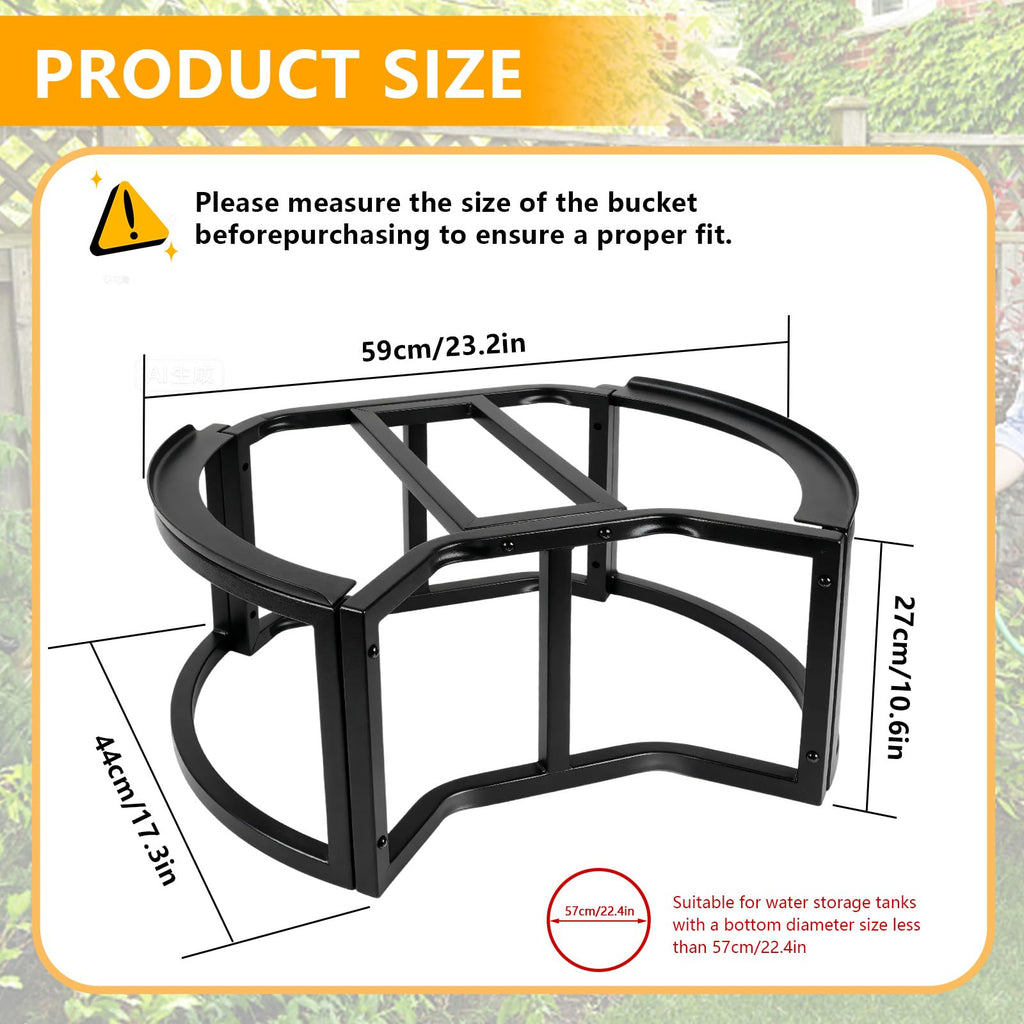 Stainless Steel Rain Barrel Stand for 45/50/55 Gallon Tanks N6887