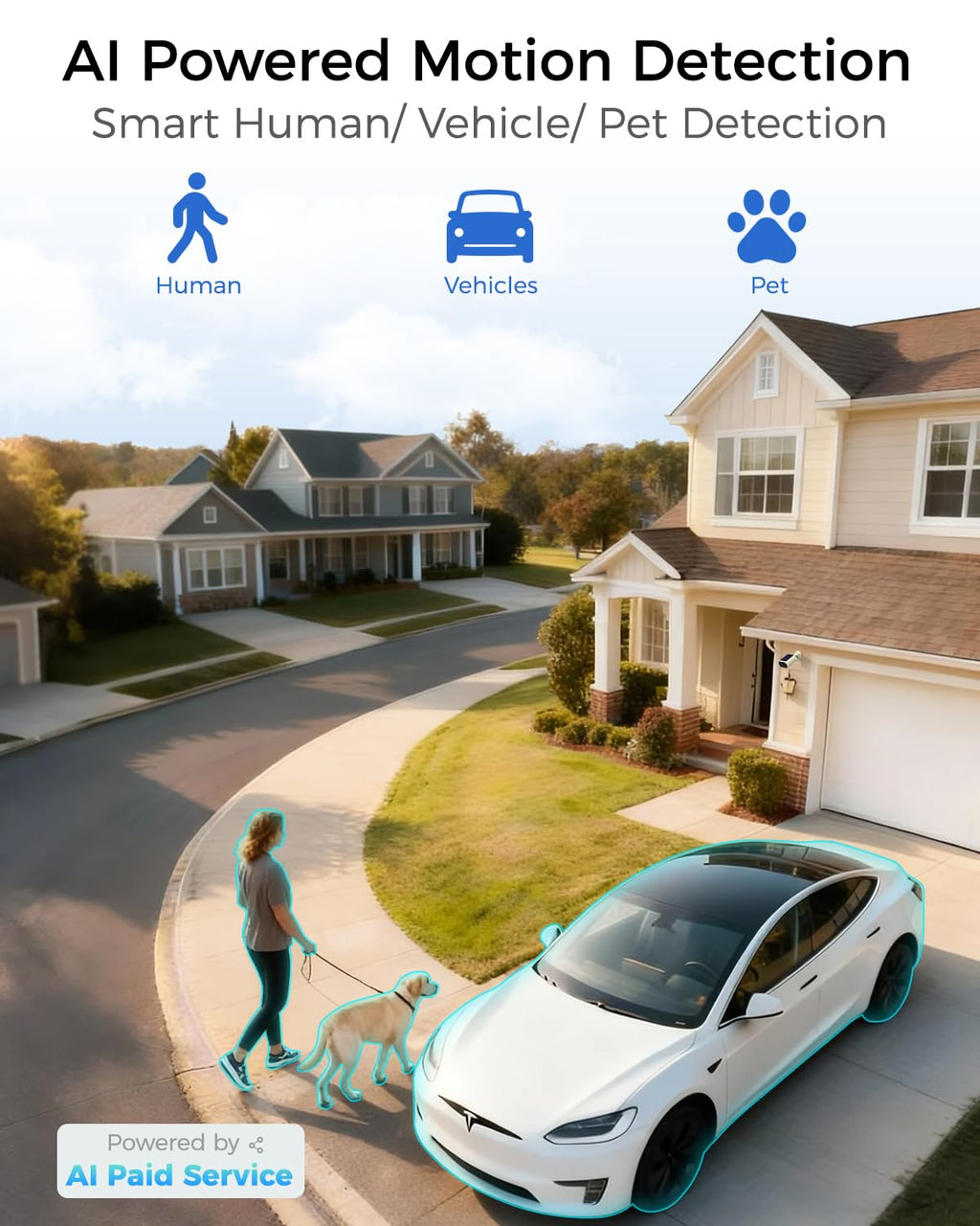 4MP Solar Security Cameras Wireless Outdoor K8026