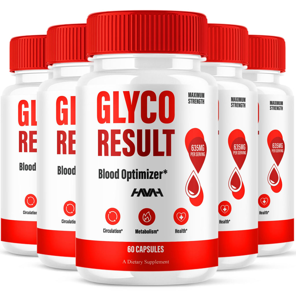 Blood Optimizer & Overall Health Pills 5 Pack 300 Capsules V588