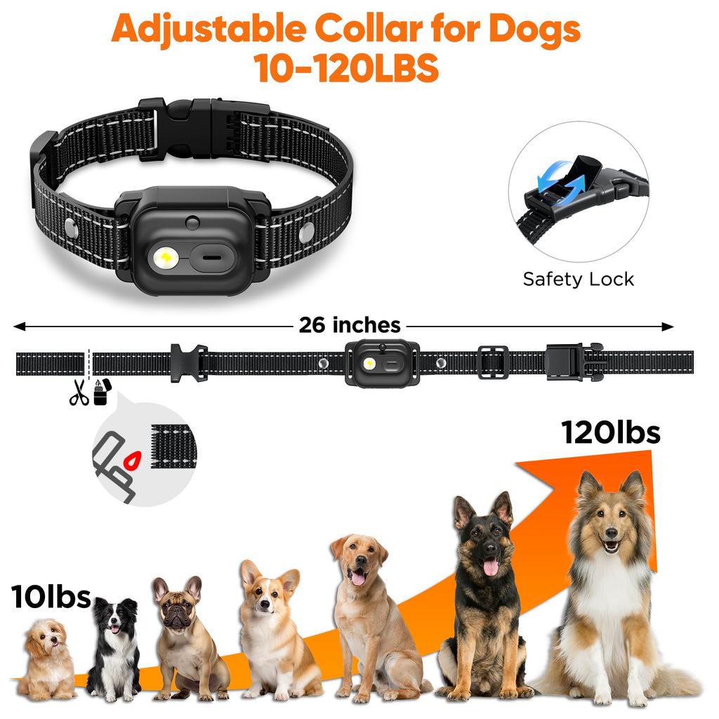 Orange Dog Training Collar with Remote G282