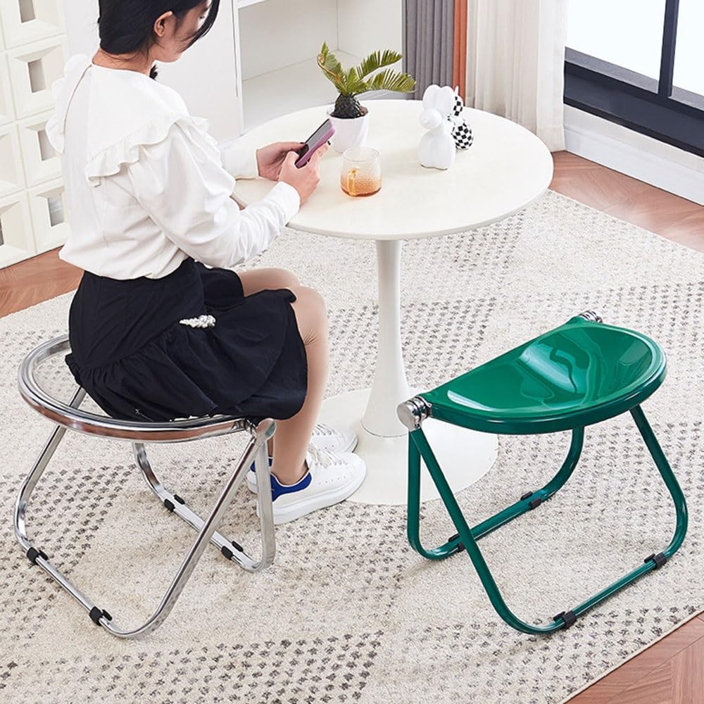 Black Acrylic Folding Chair P8090
