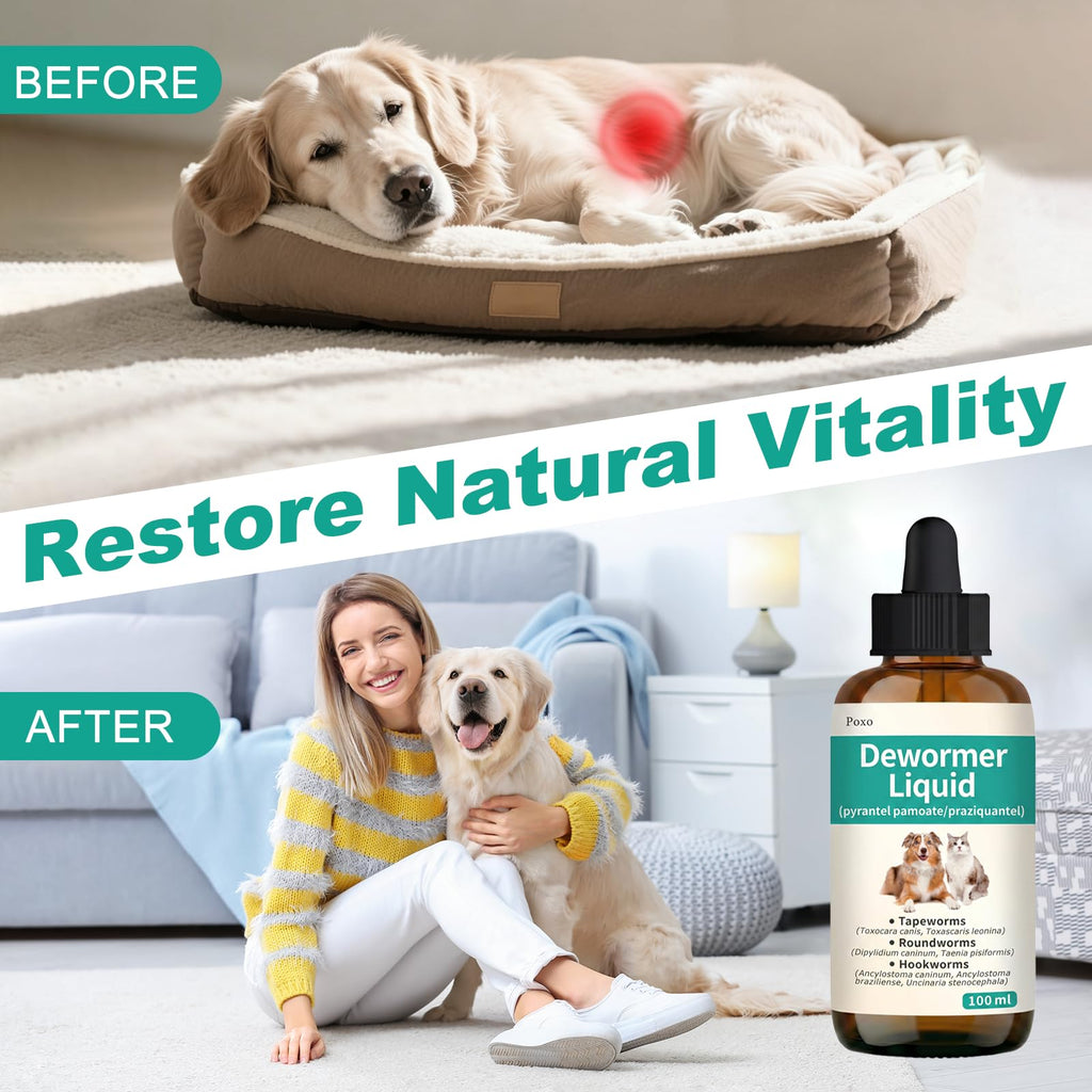 Broad Spectrum Dewormer Liquid for Cats and Dogs 100 mL D352