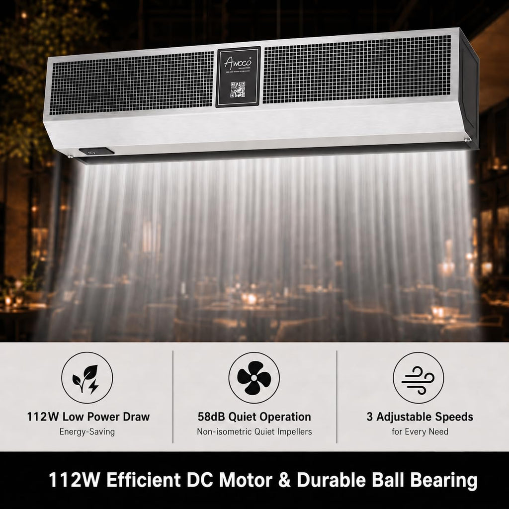42'' Stainless Steel Air Curtain W8292