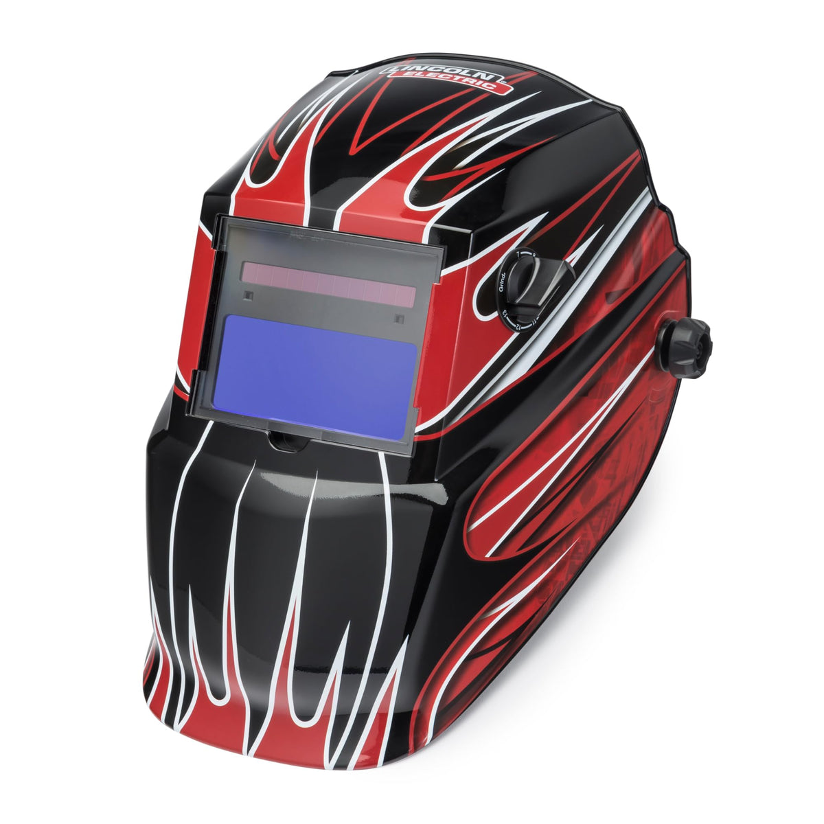 Red Welding Helmet I987