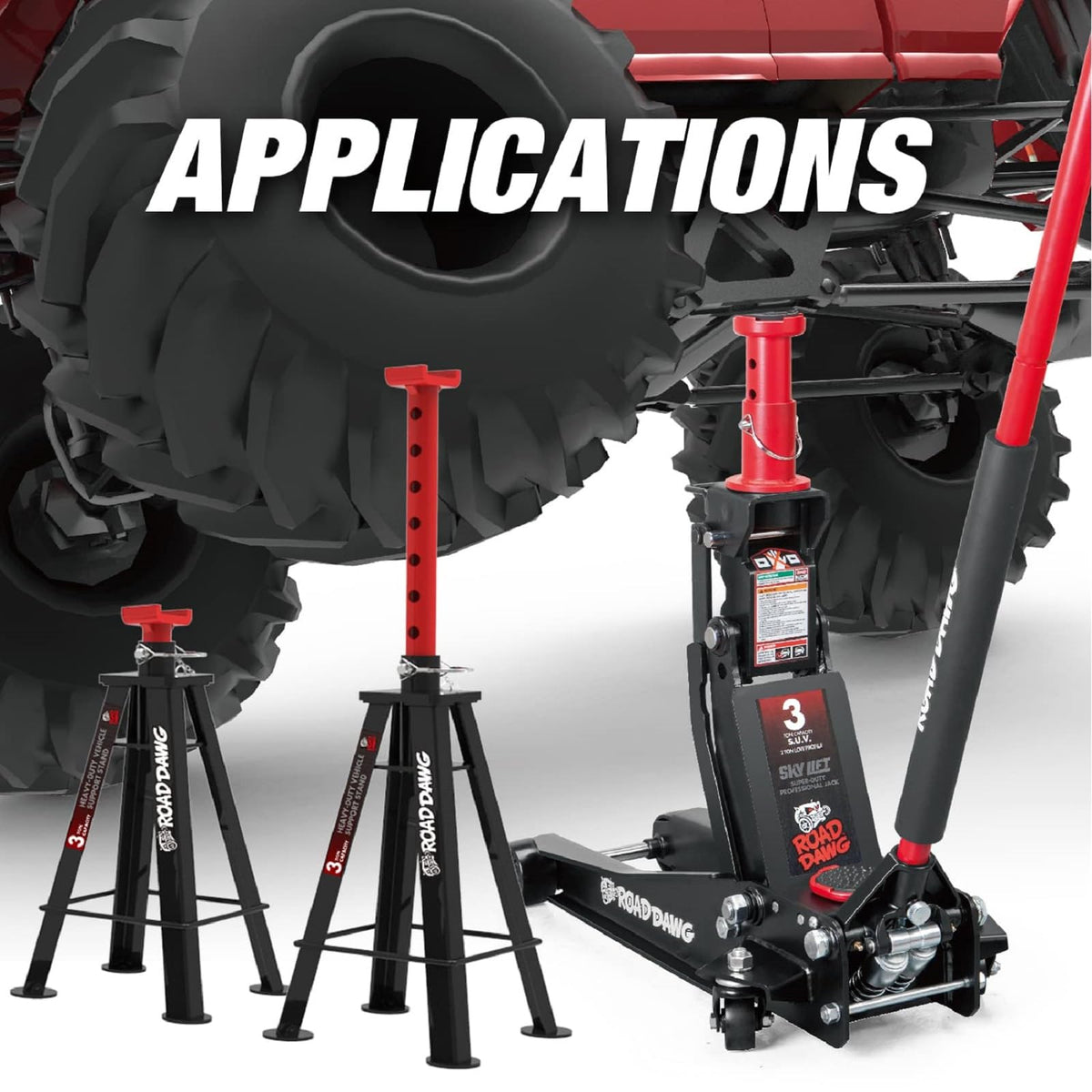 3 Ton Foldable Hydraulic Floor Jack X8174