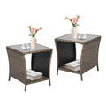 PE Rattan Wicker Outdoor Side Table P63517