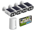 4MP Solar Security Cameras Wireless Outdoor K8026