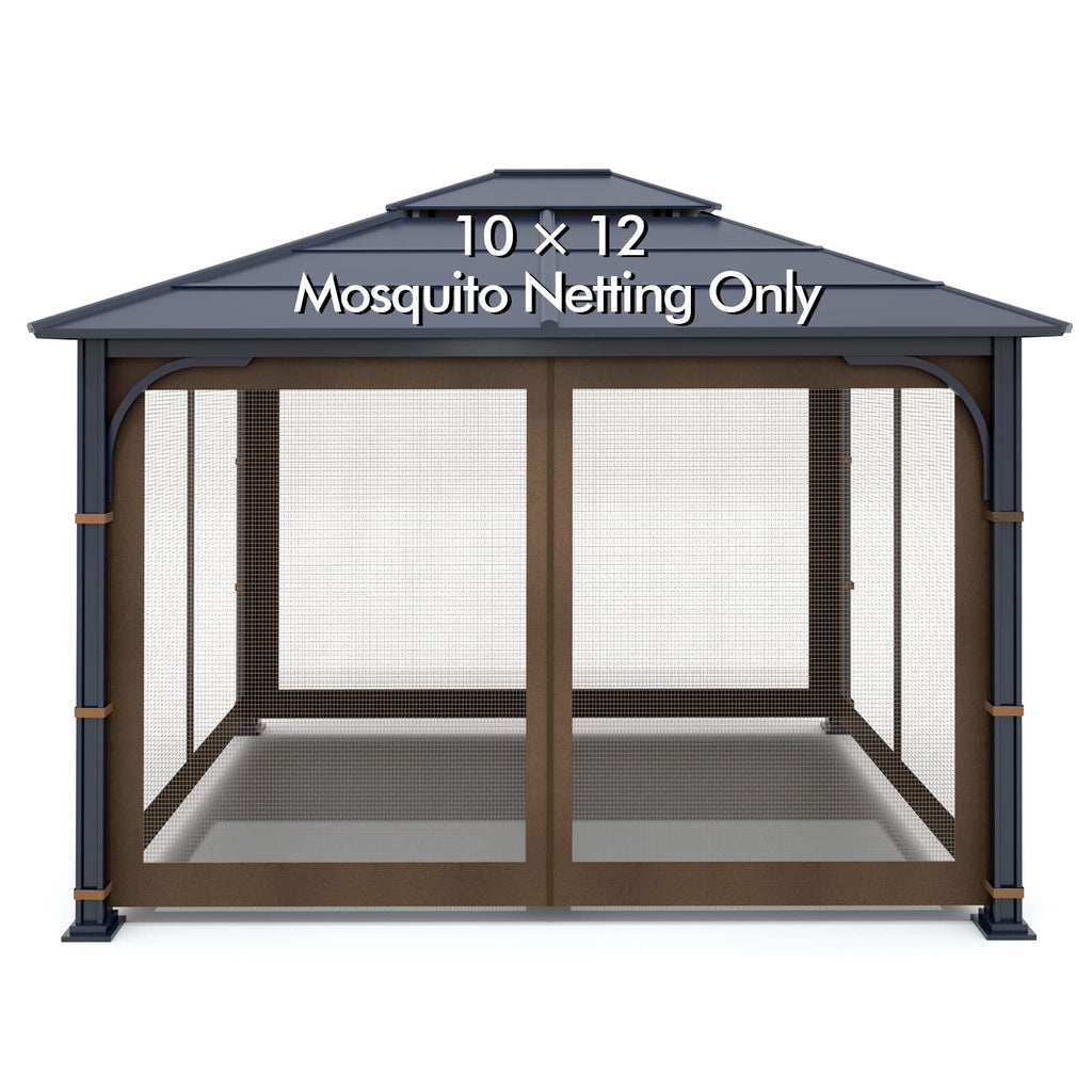 Brown 4-Panel Mosquito Netting B787961