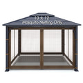 Brown 4-Panel Mosquito Netting B787961